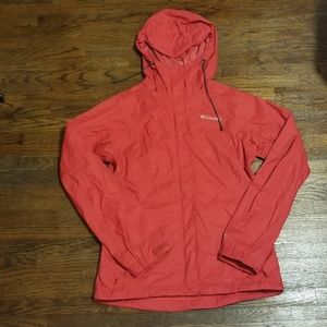 Columbia Red Raincoat